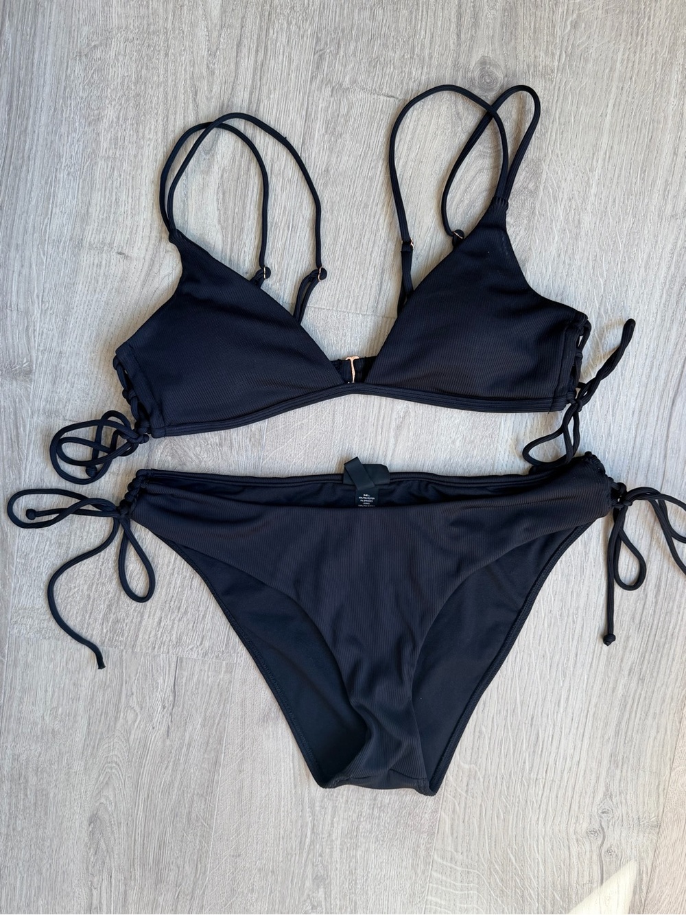 L.A. Hearts Tie-Side Bikini Set